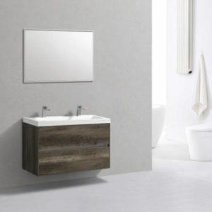 Saniluxe compact badkamermeubel set 100 century oak