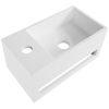 Veroni Fontein Solid Surface met handdoekhouder - Afbeelding 2