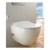 Aloni AL55800 Randloos Hangtoilet Met Ingebouwde Warm- en Koudwaterkraan Incl. Zitting Mat Wit - Afbeelding 2