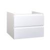 Badkamermeubelset Dalphin Sly 100 cm twee softclose lades hoogglans wit - Afbeelding 5