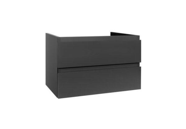 Badkamermeubelset Dalphin Sly 100 cm twee softclose lades mat grijs - Afbeelding 4