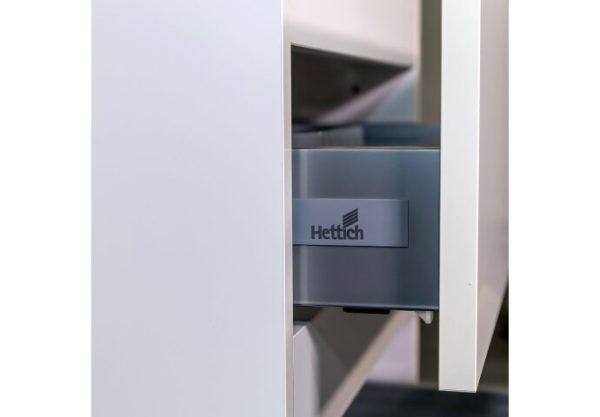 Badkamermeubelset Dalphin Sly 160 cm (2x80 cm) twee softclose lades hoogglans wit - Afbeelding 2
