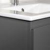Badkamermeubelset Dalphin Sly 60 cm twee softclose lades mat grijs - Afbeelding 3