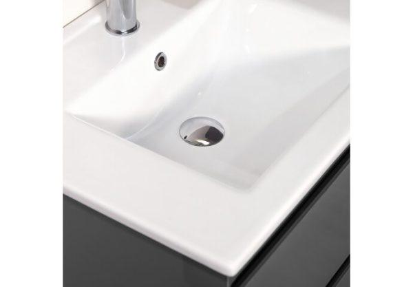 Badkamermeubelset Dalphin Sly 60 cm twee softclose lades mat grijs - Afbeelding 4