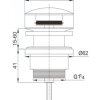 Aloni Push-Up Clickwaste Matzwart - Afbeelding 2