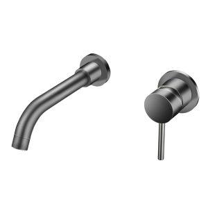 Aloni Inbouw Wastafelkraan Gun Metal