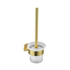 Creavit toiletborstelhouder geborsteld goud