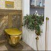 Creavit TP325 Gold Hangtoilet Wit Van Binnen) - Afbeelding 2