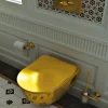 Creavit TP325 Gold Hangtoilet Wit Van Binnen) - Afbeelding 3