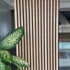 Akoestisch Paneel Naturel Zwart MDF 240x60 cm - Afbeelding 2