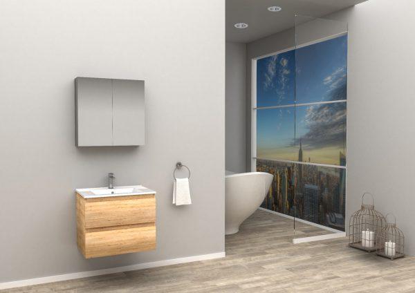 Badkamermeubelset Dalphin Sly 80 cm twee softclose lades safir - Afbeelding 3