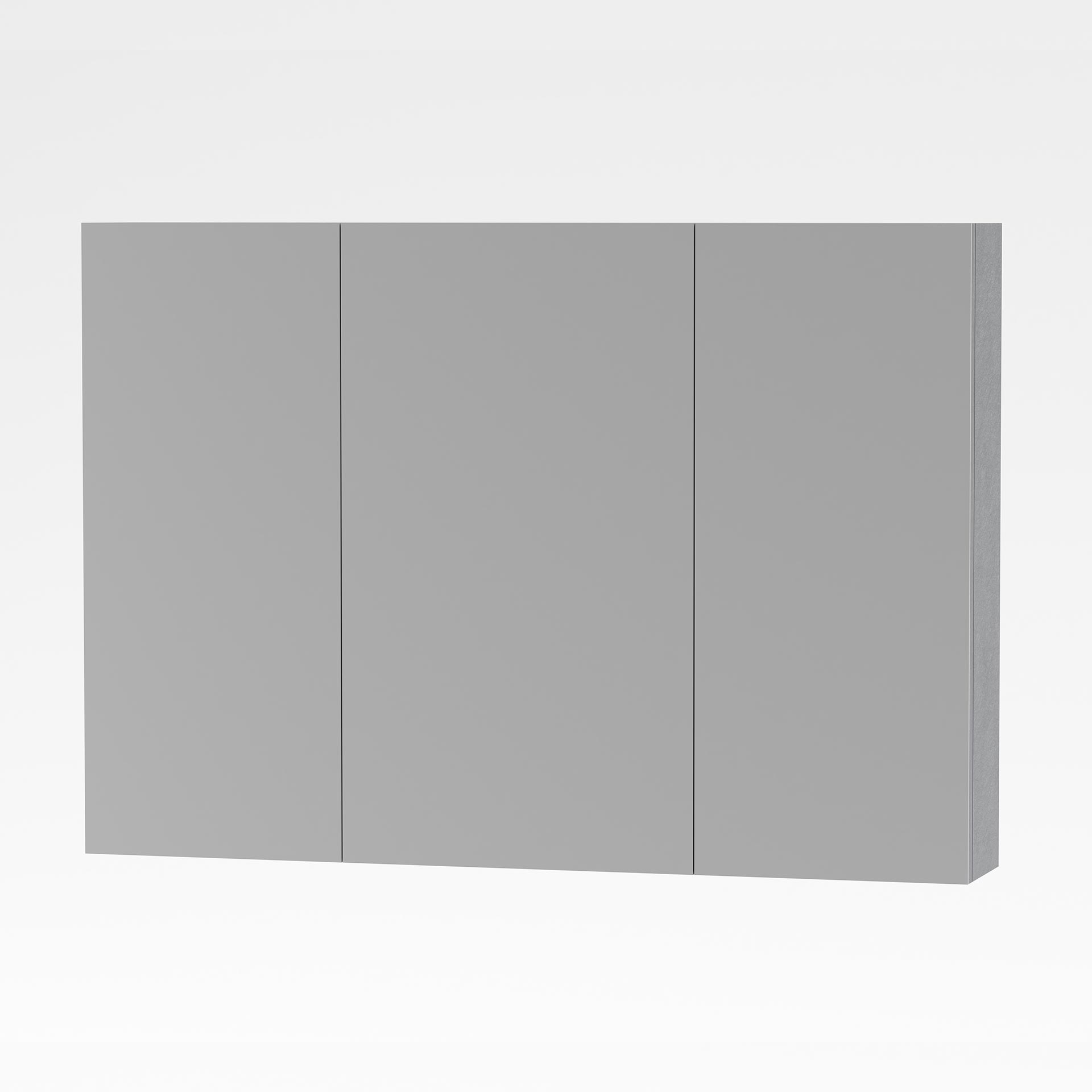 Aloni Sally Spiegelkast 2 Deuren (100X70CM) - Kleur Aluminium 1 Aloni Sally Spiegelkast 2 Deuren (100X70CM) - Kleur Aluminium