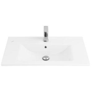 Aloni Keramisch wastafel 80 cm met kraangat