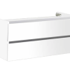 Saniluxe Trendline Badkamermeubel Set 140 cm Dubbele Wasbak Hoogglans Wit - Afbeelding 3