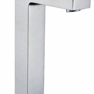 Saniluxe wastafelkraan cube hoog chroom