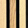 Your Walls Akoestisch Paneel Natural Zwart MDF 297x60 cm