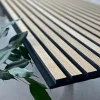 Akoestisch Paneel Naturel Zwart MDF 240x60 cm