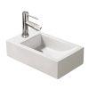 Saniluxe fonteinset keramiek Qubic mini 36,5x18x9