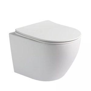 Saniluxe easy flush compact color line mat wit hangtoilet inclusief zitting