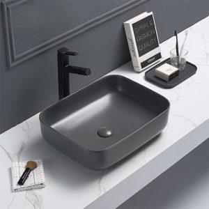 Waskom Saniluxe Minerva Color Line Mat Antraciet