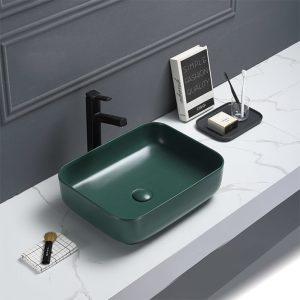 Waskom Saniluxe Minerva Color Line Mat Jade Groen