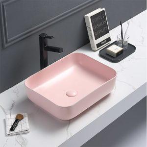 Waskom Saniluxe Minerva Color Line Mat Pastel Roze