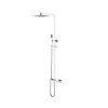 Aloni Quadro Regendouche Thermostatisch Chroom 22 cm