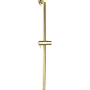 Saniluxe Messing Glijstang Met Wateraanvoer Geborsteld Goud 70 cm