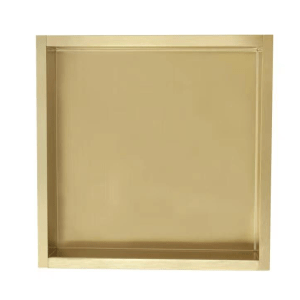 Saniluxe Wandnis Badkamer Geborsteld Goud 30x30x7