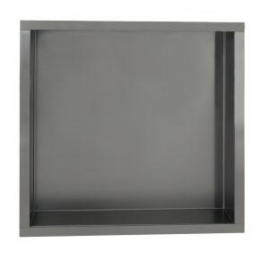 Saniluxe Wandnis Badkamer Gun Metal 30x30x7