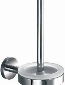 Saniluxe Messing Toiletborstelgarnituur Rond Chroom