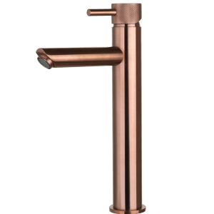 Saniluxe Wastafelkraan Mia Hoog Geribbeld Brons 30 cm