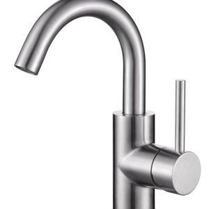 Saniluxe Wastafelkraan Largo RVS Draaibare Uitloop 26 cm
