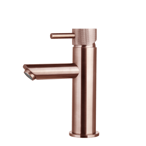 Saniluxe Wastafelkraan Mia Geribbeld Brons 19 cm