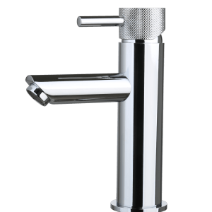 Saniluxe Wastafelkraan Mia Geribbeld Chroom 19 cm
