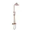 Saniluxe Opbouw Thermostatische Regendouche Rond Brons 20 cm