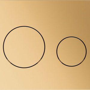 Tece Bedieningspaneel Loop Geborsteld Goud