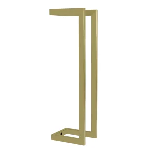 Saniluxe handdoekhouder Staal Geborsteld Goud 60x15x15