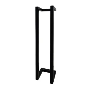 Saniluxe Toiletrolhouder Staal Mat Zwart 45x10x13
