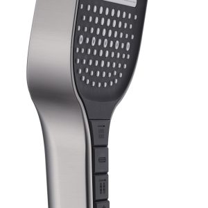 Saniluxe Handdouche Rain Deluxe RVS Look 13 cm