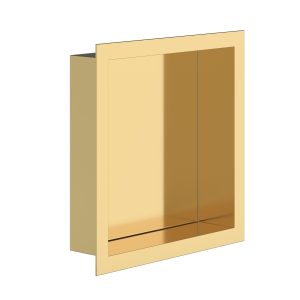 Aloni Wandnis Badkamer Geborsteld Goud 30x30x7