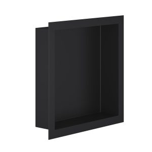 Aloni Wandnis Badkamer Mat Zwart 30x30x7