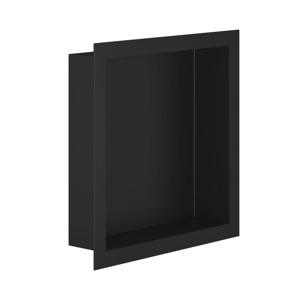 Aloni Wandnis Badkamer Mat Zwart 30x30x7