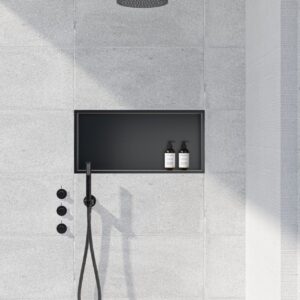 Aloni Wandnis Badkamer Mat Zwart 60x30x7