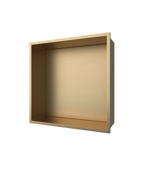Aloni Wandnis Badkamer Geborsteld Goud 30x30x10