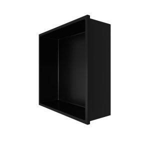 Aloni Wandnis Badkamer Mat Zwart 30x30x10