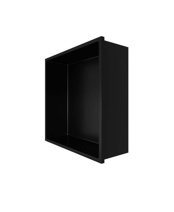 Aloni Wandnis Badkamer Mat Zwart 30x30x10