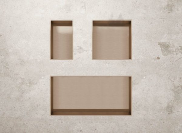 Aloni Wandnis Badkamer Geborsteld Koper 60x30x10 - Afbeelding 3