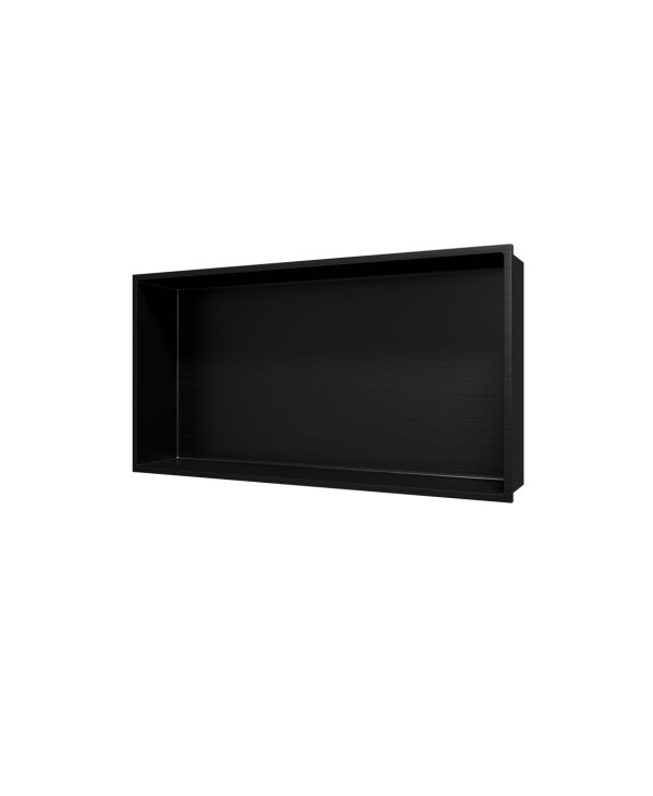 Aloni Wandnis Badkamer Mat Zwart 60x30x10 - Afbeelding 2