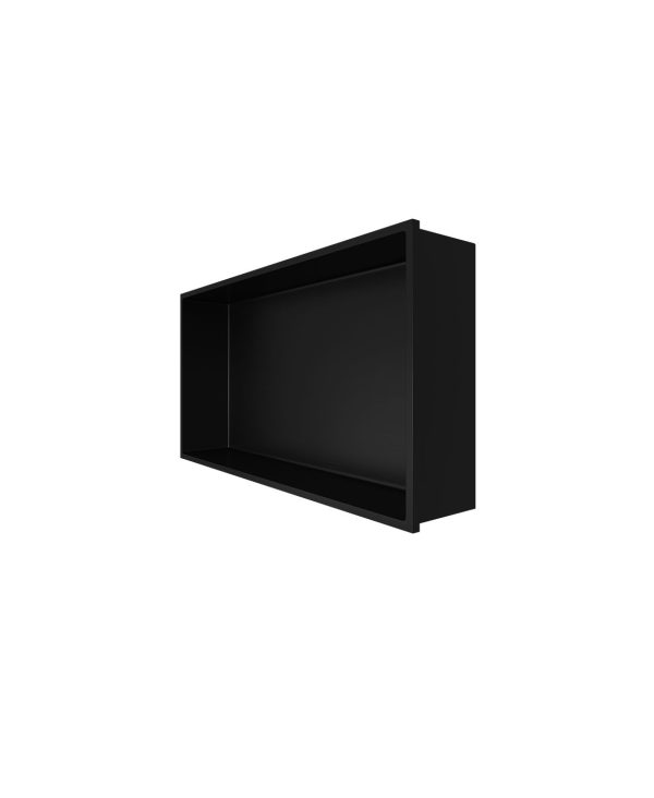Aloni Wandnis Badkamer Mat Zwart 60x30x10 - Afbeelding 3